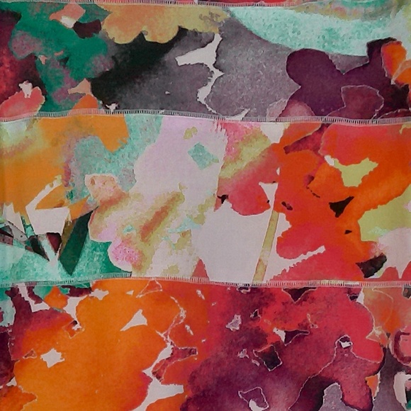 NWT Calvin Klein Watermelon Multi Color Bandage Wrap BodyCon Midi Dress Size 12 - Picture 10 of 11